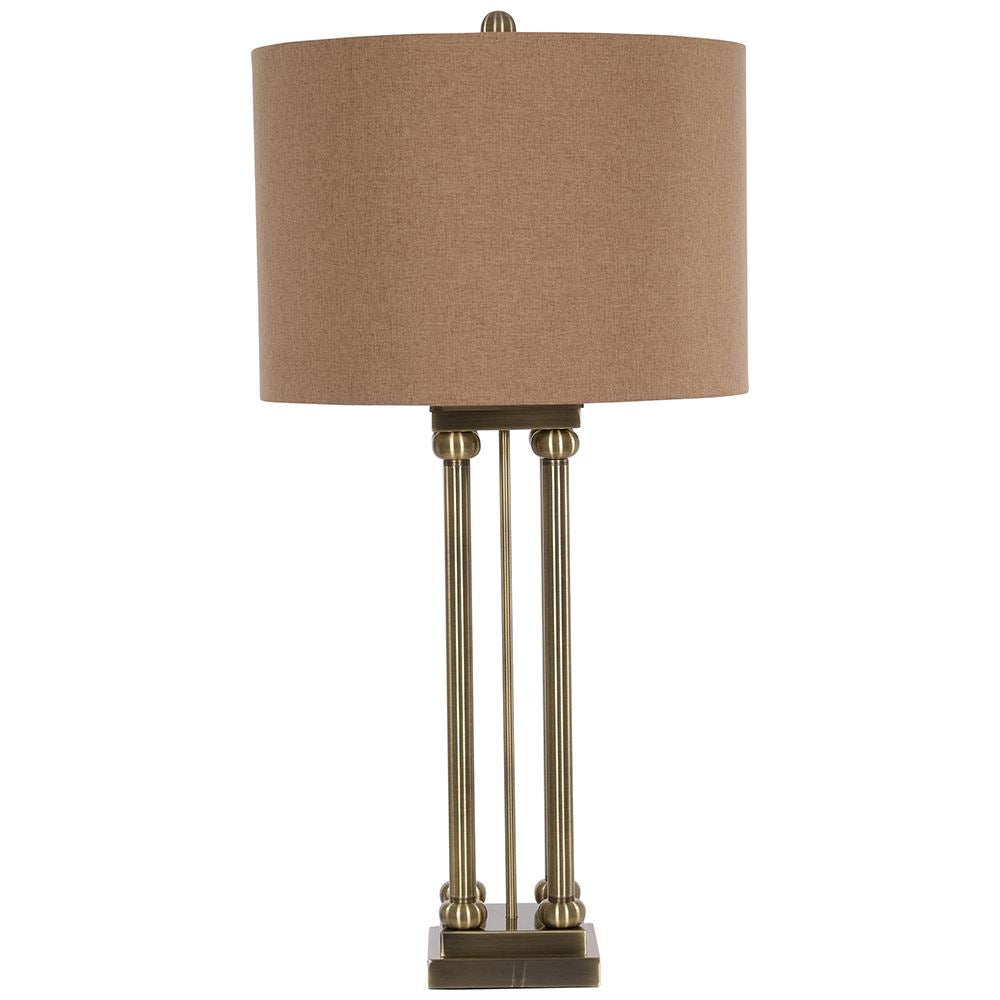 Fern Cottage Table Lamp -  Knightsbridge Brass **CLICK & COLLECT ONLY**