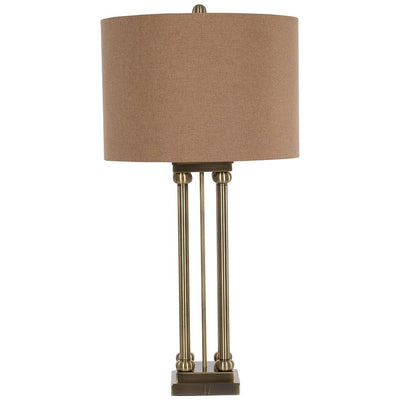 Fern Cottage Table Lamp -  Knightsbridge Brass **CLICK & COLLECT ONLY**