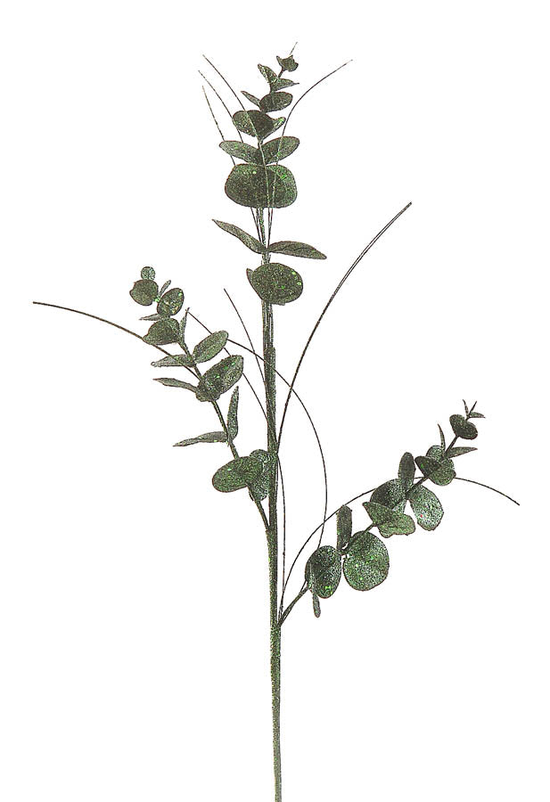 Christmas Floristry Stem -  Emerald Leaf Branch