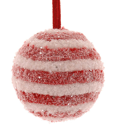 Christmas Tree Hanging Decoration - Candy Stripe Bauble