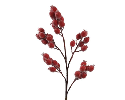 Christmas Floristry Stem- Red Berry Spray