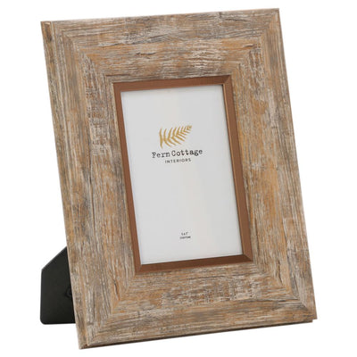 Fern Cottage Photo Frame - Wood with Metal Trim