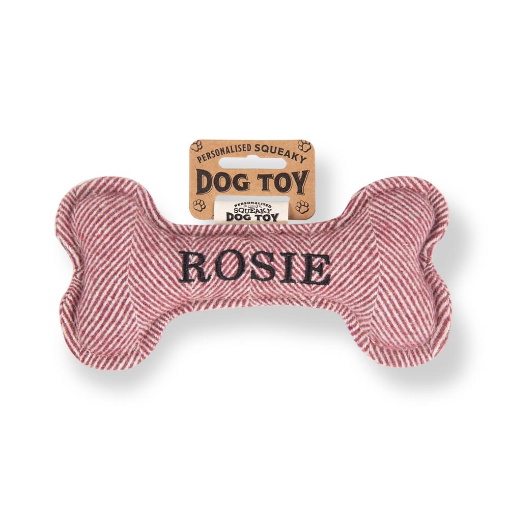 Personalised Squeaky Dog Toys - Names