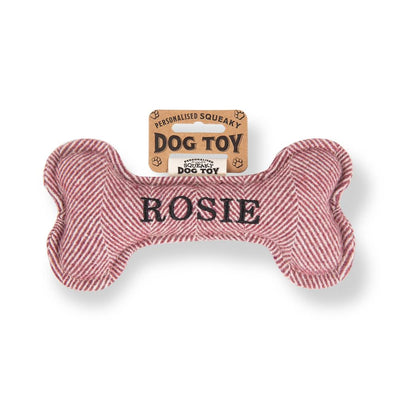 Personalised Squeaky Dog Toys - Names