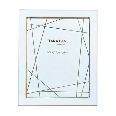 Tara Lane Photo Frame Collection - Ella White/Gold