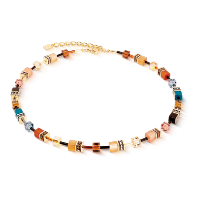 Coeur De Lion - GeoCUBE® Iconic Earth Mirage Gold Necklace