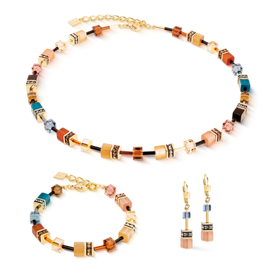 Coeur De Lion - GeoCUBE® Iconic Earth Mirage Gold Necklace