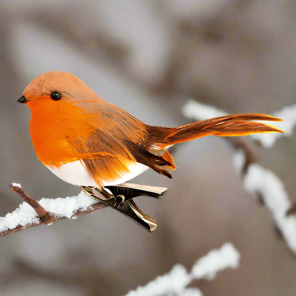 Christmas Tree Hanging Decoration - Red Robin