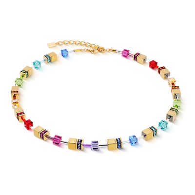 Coeur De Lion - GeoCUBE® Iconic Metallic Rainbow Necklace