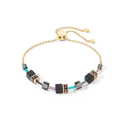 Coeur De Lion - GeoCUBE® Iconic Nature - Black Multicolour Bracelet
