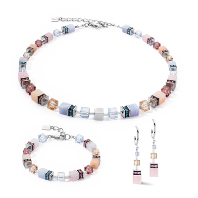 Coeur De Lion - GeoCUBE® - Precious Statement Silver-Pastel Bracelet