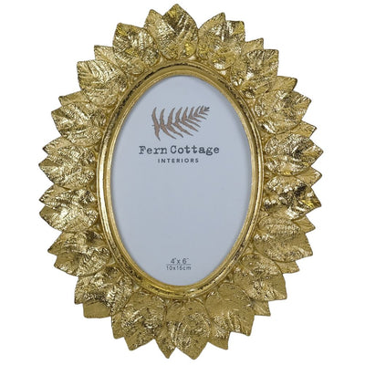 Fern Cottage Photo Frame - Petal Gold