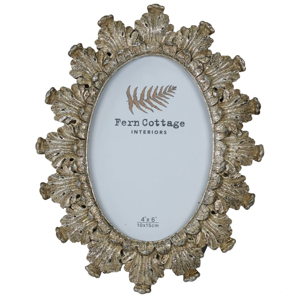 Fern Cottage Photo Frame - Feathered Champagne