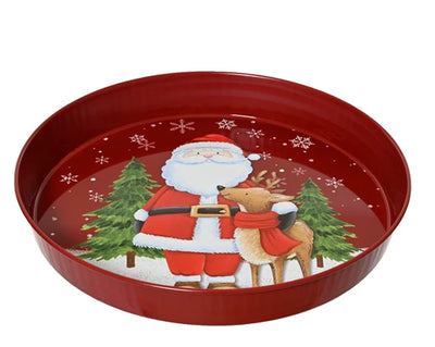 Christmas Tableware - Decorative Santa & Reindeer Tray
