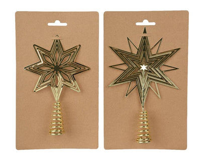 Gold Star Christmas Tree Topper