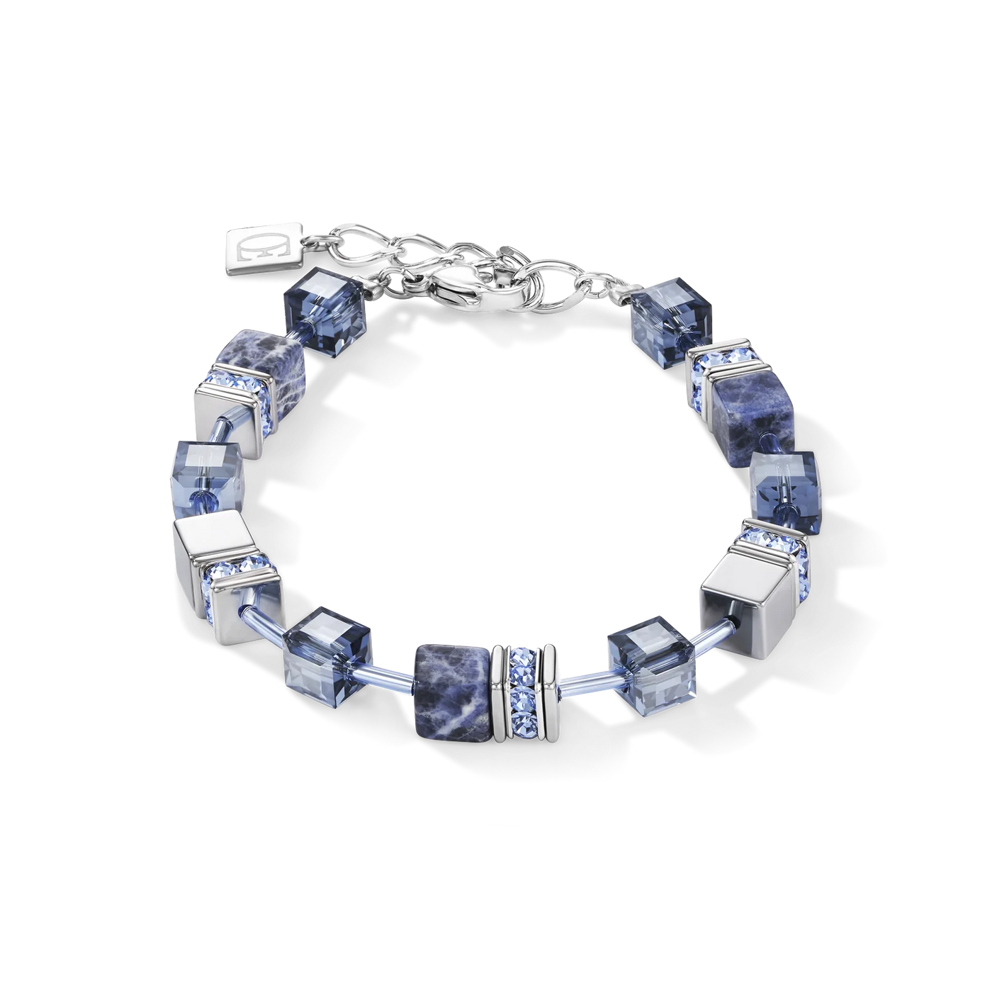 Coeur De Lion - GeoCUBE® - Sodalite & Haematite Blue Bracelet