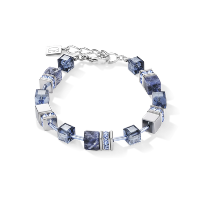 Coeur De Lion - GeoCUBE® - Sodalite & Haematite Blue Bracelet