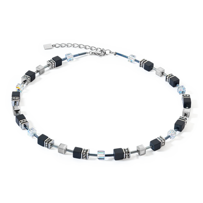 Coeur De Lion - GeoCUBE® Iconic - Precious Onyx Crystal-Black Necklace