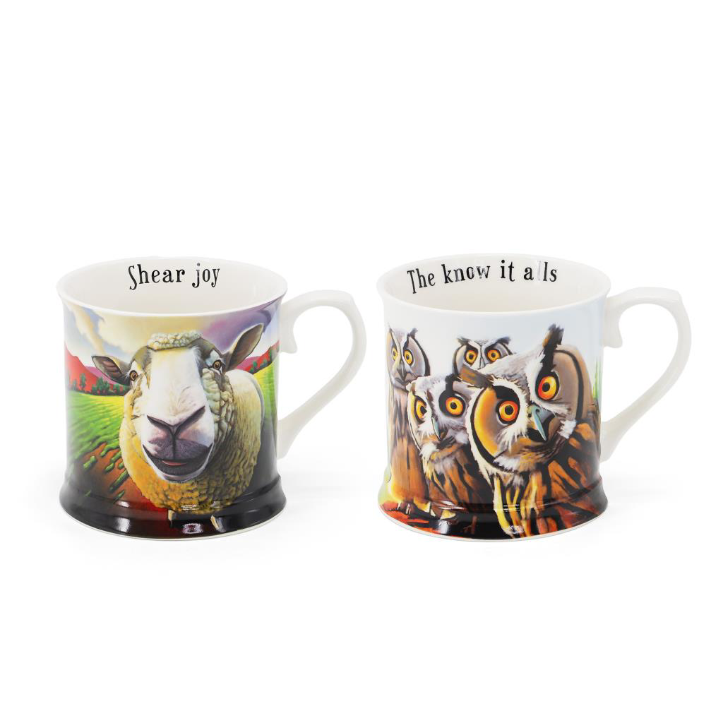 Eoin O Connor Beyond the Herd Tankard Mug Collection - Set of 2