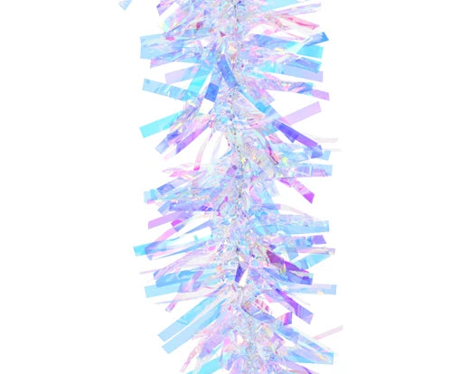 Christmas Garland - Irridescent Iris Tinsel