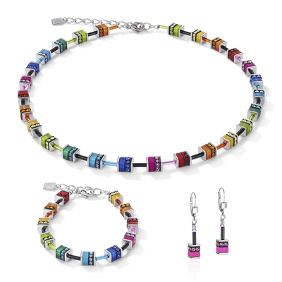 Coeur De Lion - GeoCUBE® Classic Multicolour Necklace