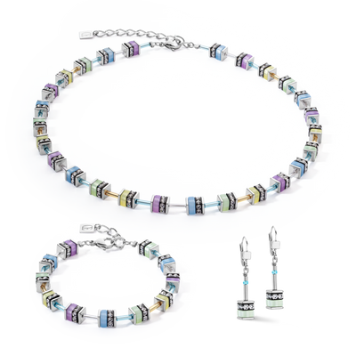 Coeur De Lion - Sparkling Classic - Pastel Multicolour Necklace