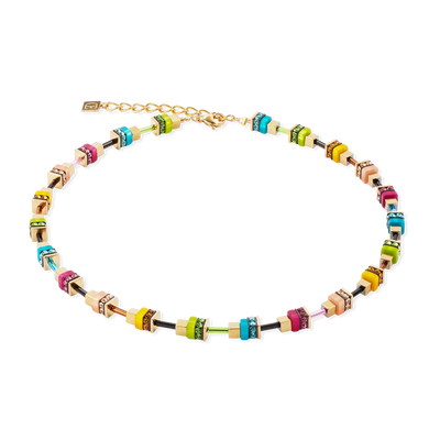 Coeur De Lion - Boho Sunset Cube Rainbow Necklace