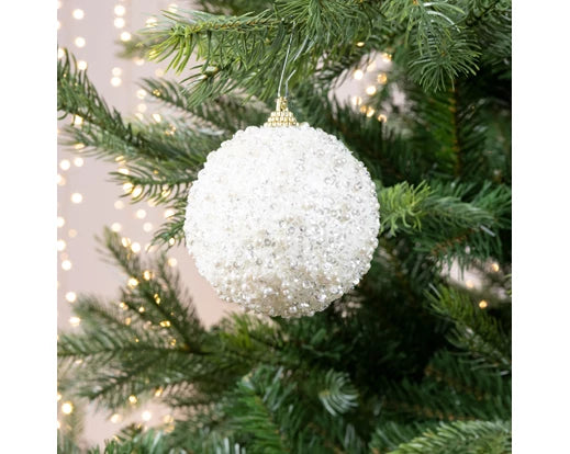 Glitter Foam Bauble Decoration