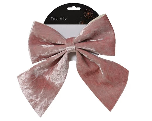 Christmas Bow - Pink/Gold