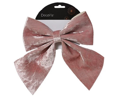 Christmas Bow - Pink/Gold