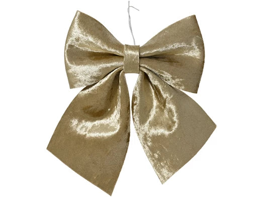 Christmas Bow - Pink/Gold
