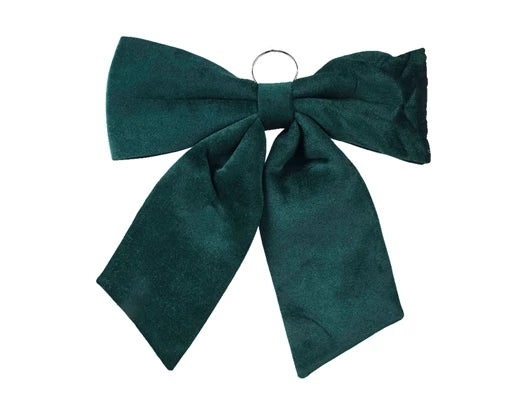 Christmas Bow- Red/Green/Navy Velvet