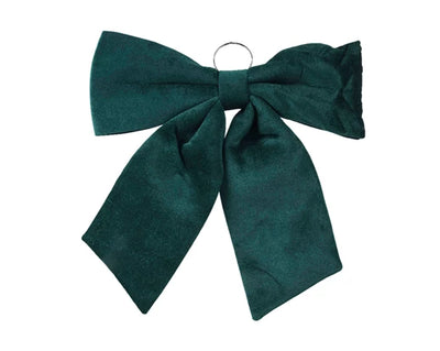 Christmas Bow- Red/Green/Navy Velvet