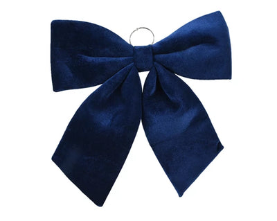 Christmas Bow- Red/Green/Navy Velvet