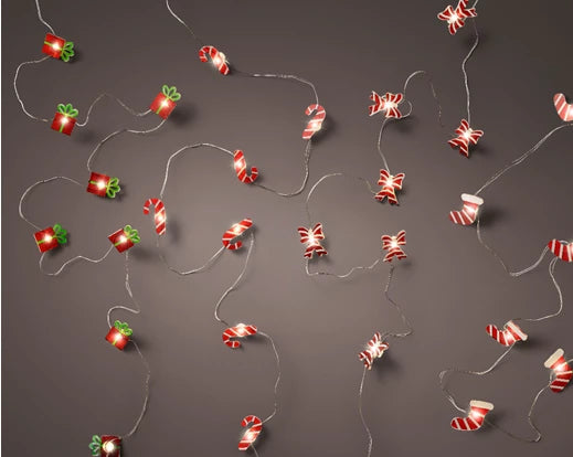 Christmas LED Collection - Candy Stripe Stringlights