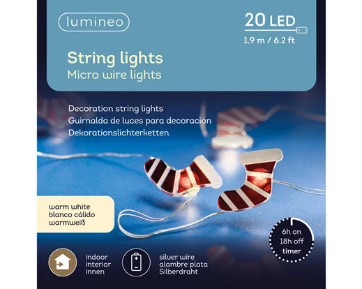 Christmas LED Collection - Candy Stripe Stringlights
