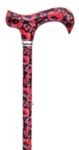 Classic Canes Adjustable Wildflower Derby Cane - Cornflowers/Daisies/Poppies