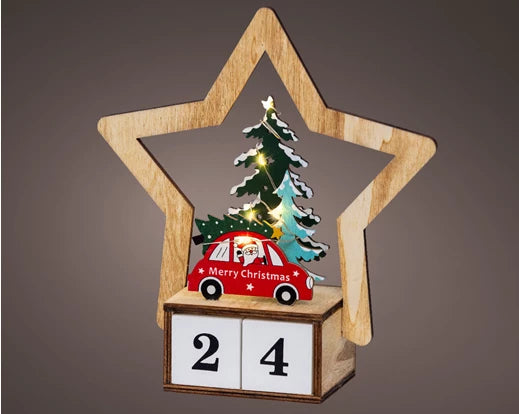 Christmas Advent Calendar - LED Christmas Scene