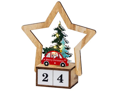 Christmas Advent Calendar - LED Christmas Scene
