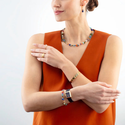 Coeur De Lion - GeoCUBE® Iconic Precious Multicolour Motion Earrings