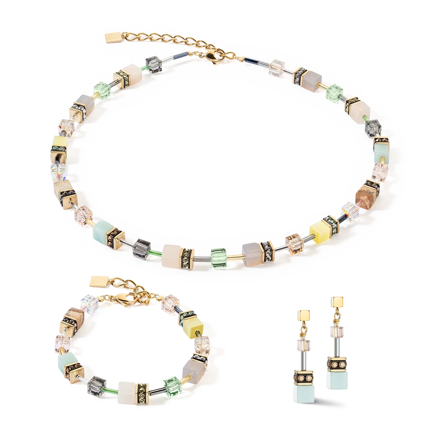 Coeur De Lion - GeoCUBE® Iconic Precious - Multicolour Gentle Bracelet