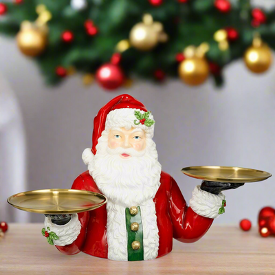 Christmas Ornament - Decorative Santa Claus Tray