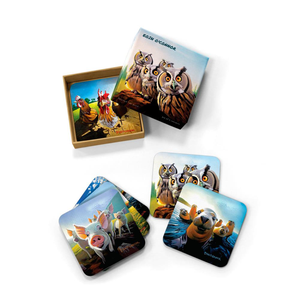 Eoin O Connor Beyond the Herd Placemat/Coaster - Set of 6