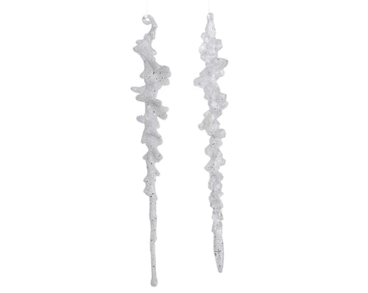 Glitter Icicle Decoration