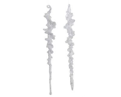 Glitter Icicle Decoration