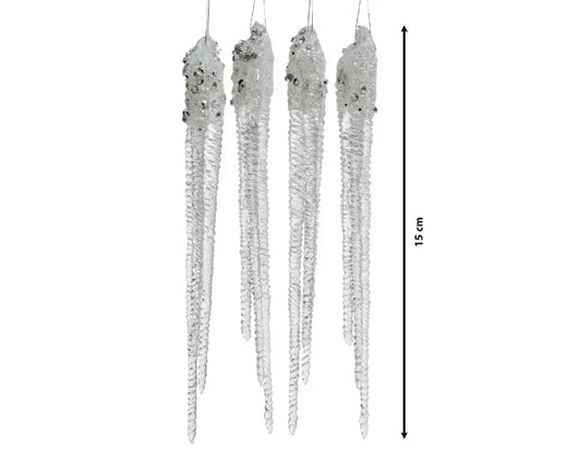 Christmas Tree Hanging Decoration - Icicle Droplet