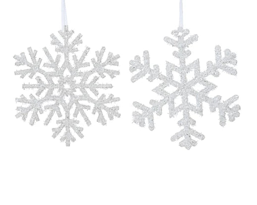 Glittering Snowflake Decoration