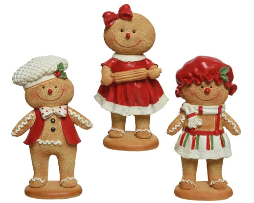 Gingerbread People - 3 assorted