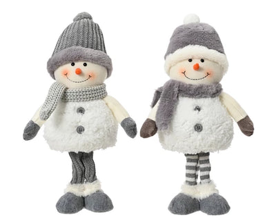 Snowman Figurine - 2 assorted