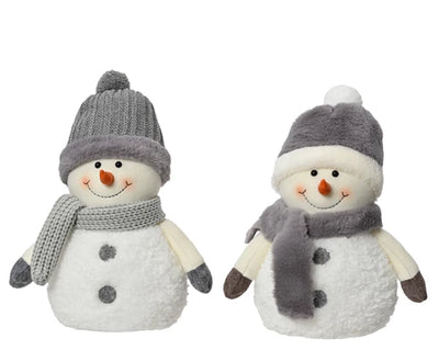 Snowman Figurine - 2 assorted